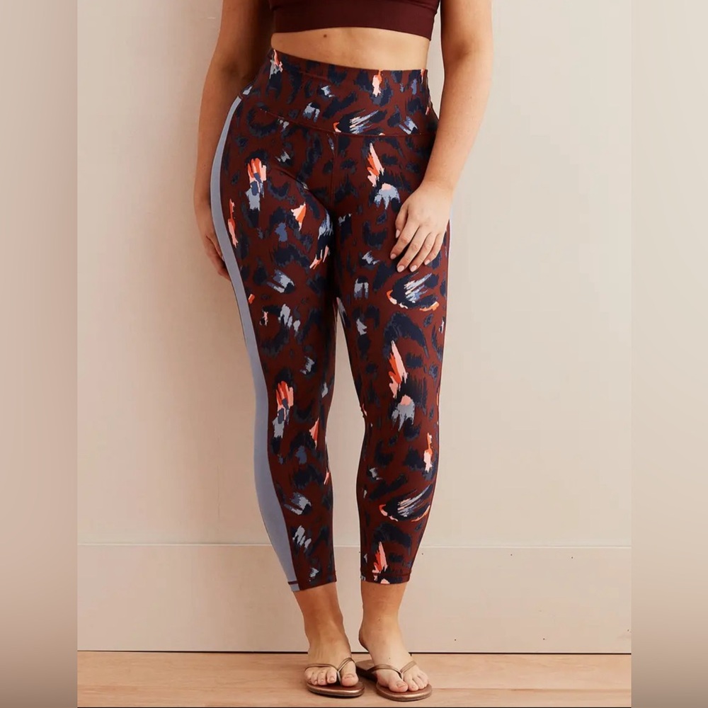 Aerie Leopard Print Leggings - Picture 2 of 7